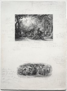 De Wijnstok, 1852 door Samuel Palmer