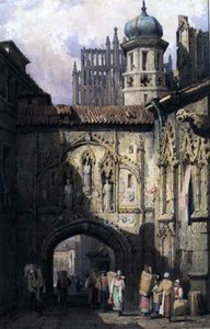 Een uitzicht in Neurenberg, ca. 1823