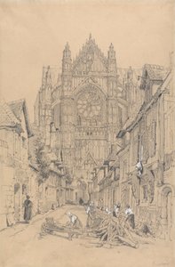 Kathedraal van Beauvais door Samuel Prout