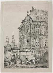 Kasteel van Martinsburg, Mainz, Duitsland, 1833