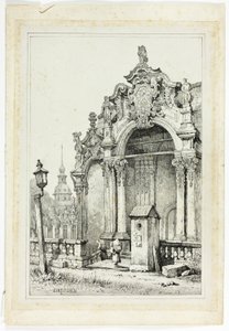 Dresden door Samuel Prout