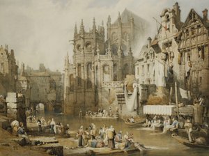 Figuren aan de Rivieroever bij St. Etienne, Caen