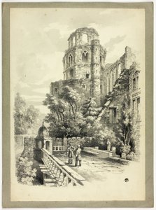 Kasteel van Heidelberg door Samuel Prout