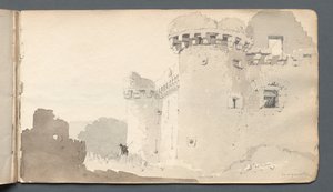 Schetsboek: Vernietigd Kasteel, 1814