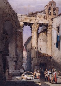 De Tempel van Mars Ultor bij het Forum van Augustus