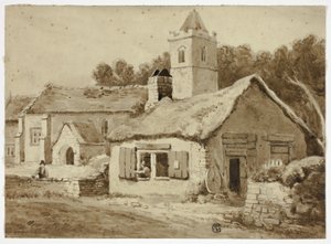 Dorpskerk en straat