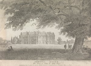 Albyns, Essex, het landgoed van John R. Abdy, Esquire (gepubliceerd door L. Asperne); pagina 7 (deel één) door Samuel Rawle