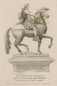 Ruiterstandbeeld van Koning Willem III door Samuel Rawle