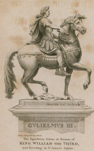 Standbeeld van Koning Willem de Derde, nu opgericht op St James