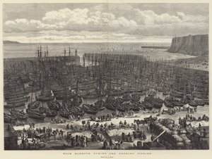 Wick Haven tijdens de Haringvisserij