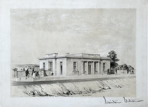 Swinton Station, c.1840 door Samuel Russell