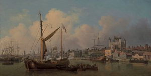 Een Uitzicht op de Toren van Londen, Verondersteld op de Verjaardag van Zijne Majesteit