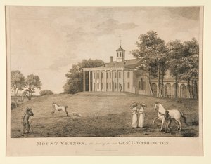 Mount Vernon, de zetel van wijlen Genl. Washington door Samuel Seymour