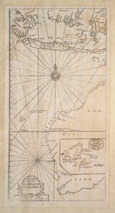 Een schets van de kust van Nieuw-Holland en aangrenzende delen door Samuel Thornton