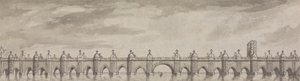 Londen Brug door Samuel Wale