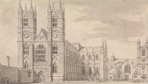 Westminster Abbey door Samuel Wale
