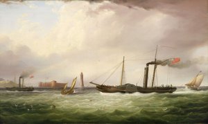 De raderstoomboot 
