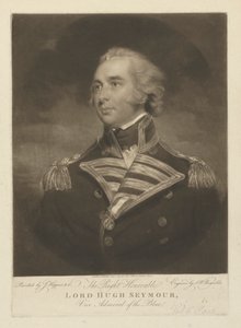 Vice-admiraal Lord Hugh Seymour door Samuel William Reynolds