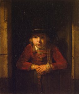 Jongen die door het Raam Kijkt, c.1647