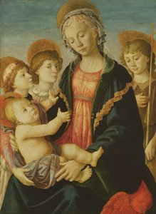 De Maagd en het Kind met Twee Engelen en St. Johannes de Doper, c.1470