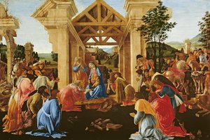 De aanbidding van de wijzen door Sandro Botticelli