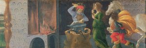 Het wonder van St. Eligius, predellapaneel van het altaarstuk van St. Mark, ca. 1488-90
