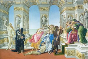 De laster van Apelles door Sandro Botticelli
