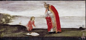 Visioen van Sint Augustinus (detail)