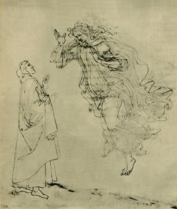 Dante en Beatrice, 1492-1495, 1943 door Sandro Botticelli