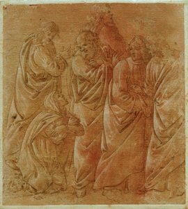 De vrouw uit Kanaän door Sandro Botticelli