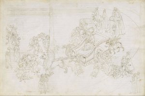 Tekeningen bij Dante’s Goddelijke Komedie (Purgatorio 31) door Sandro Botticelli