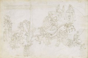 Illustratie bij de Goddelijke Komedie door Dante Alighieri Purgatorio 31, 1480-1490