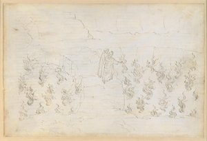 La Divina Commedia, Inferno XXVII: Achtste cirkel van de hel (Malebolge), 8e bolgia: Straf voor de valse raadgevers; gesprek met Guido da Montefeltro door Sandro Botticelli