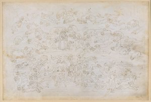 La Divina Commedia, Inferno XXXIII. Negende cirkel van de hel (Cocytus), 3e strook: het boetedoeningverslag van graaf Ugolino; bestraffing van de verraders van hun gastheren in het ijs van de Ptolemäa