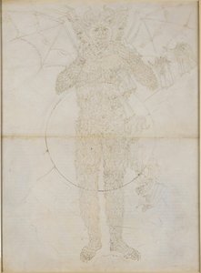 La Divina Commedia, Inferno XXXIV (2). Het centrum van de hel: Lucifer in volle gestalte (de grote Satan); Afscheid van de hel door Sandro Botticelli