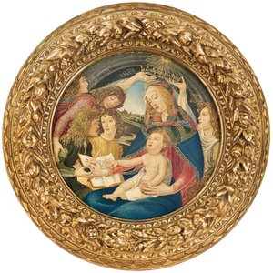 Madonna van de Magnificat, kring van Ricciardo Meacci door Sandro Botticelli