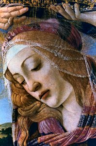 Madonna van de Magnificat (detail), 1482 door Sandro Botticelli