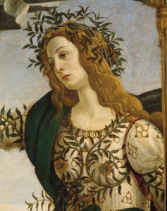 Minerva temt de centaur door Sandro Botticelli