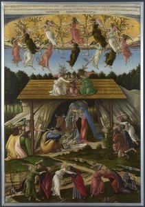 Mystieke geboorte van Christus. 1500 door Sandro Botticelli