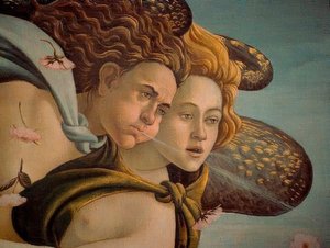 De geboorte van Venus (detail)
