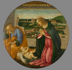 De aanbidding van het kind, ca. 1500