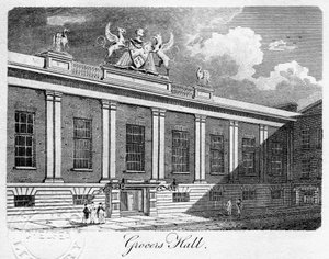 Grocers Hall, City of London, 1811 door Sands