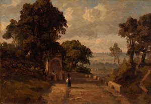 Omgeving Ariccia, Italië door Sanford Robinson Gifford