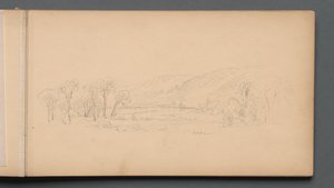 Skizzenbuch, Seite 06: "Gorham" (Maine) door Sanford Robinson Gifford