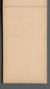 Skizzenbuch, Seite 08: Carter Mountain (?) door Sanford Robinson Gifford