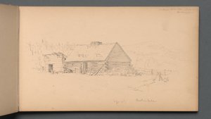 Schetsboek, pagina 14: Berlijnse Watervallen 2 september, 1859