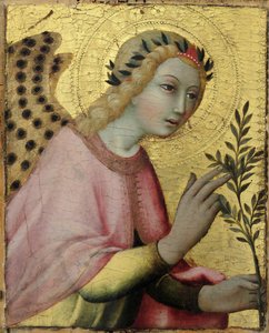 Engel van de annunciatie (detail)