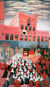 La predica di San Bernardino, c1426-1481