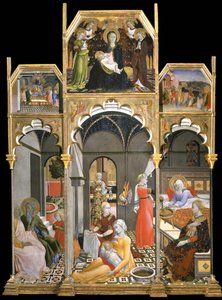 De Geboorte van de Maagd Scènes uit het Leven van de Maagd, 1437-1439