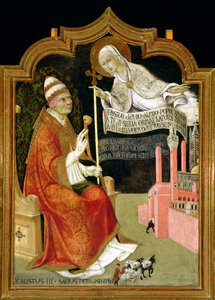De Verschijning van de Maagd aan Paus Calixtus III